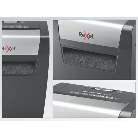 Distruggidocumenti uso moderato Rexel Momentum X308 - P-3 - 15 L - taglio a frammenti 5x42 mm - 2104570EU